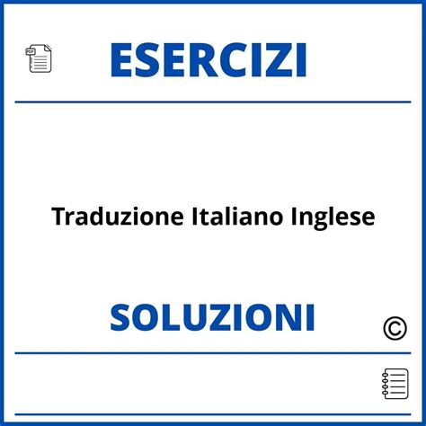 Traduzione in italiano .